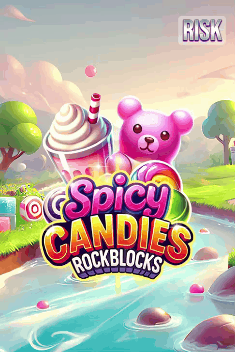 Spicy Candies Rock Blocks